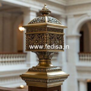 Indian Balcony Design With Modern Railings No-42494