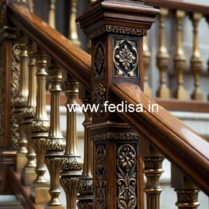 Elegant Balcony Design Ideas With Railings No-43107