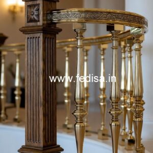 Modern Balcony Design With Stylish Steel Railings No-43250