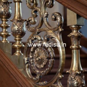 Modern Balcony Railing Design With Glass No-43676