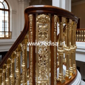 Modern Staircase Design With Stylish Railings No-43732