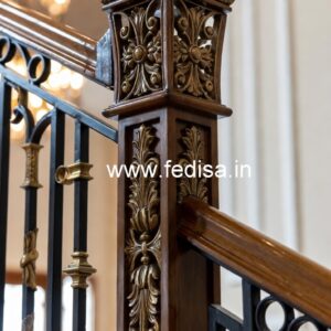 Stylish Railing Design For Duplex House No-43755
