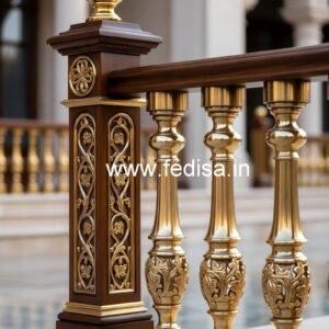 Indian Balcony Design With Modern Railings No-43827