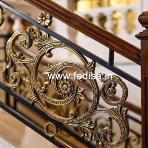 Ghar Exterior Balcony Design With Railings No-43877