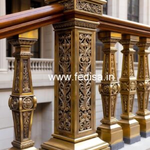 Stylish Ghar Exterior Railings India No-43884