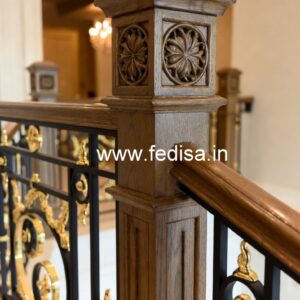Modern Ghar Exterior Railings No-44017
