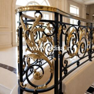 Modern Staircase Railing Designs India No-44111